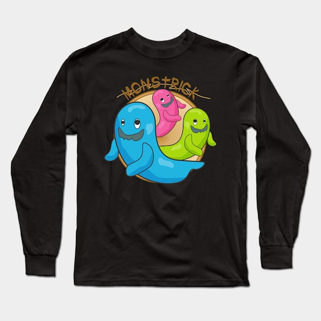 monstrick or treat fly Long Sleeve T-Shirt by creative words